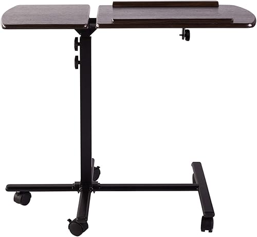 Miniatura 4 de OneSpace Computadora portátil ajustable en ángulo y altura, doble superficie, espresso Espresso,Cherry Red,https://www.amazon.com/dp/undefined