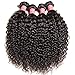 Julia 10A Indian Virgin Curly Hair Weave 3 Bundles 12 10 8 inch 100% Unprocessed Remy Human Hair Extensions 95-100g/pc Natural Black Color