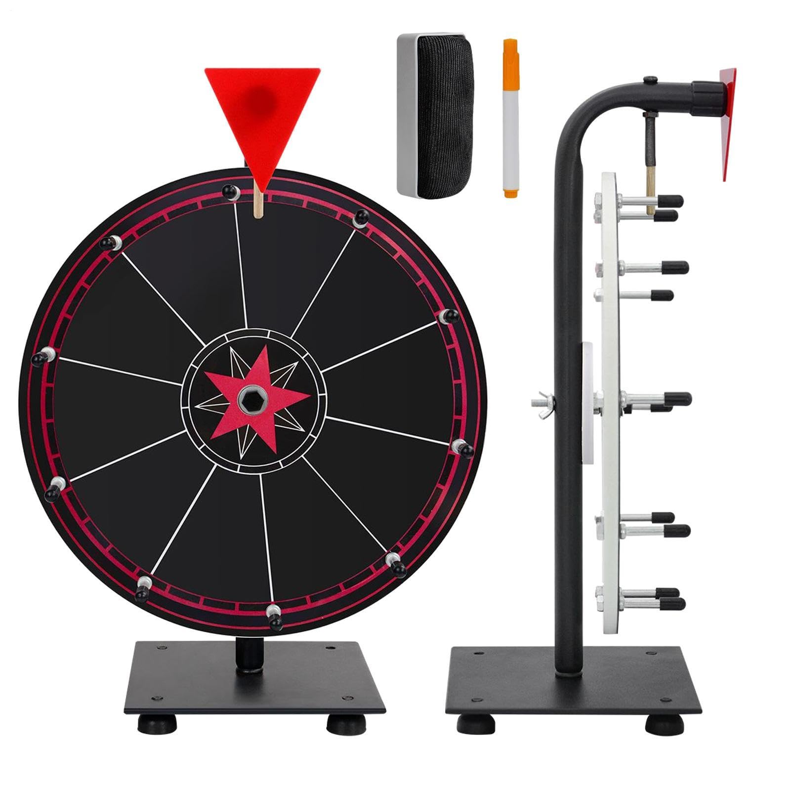 Roue - Roue rotative de 12" avec 10 compartiments, support