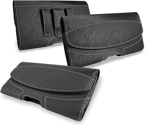 Funda para Motorola Moto g Power 2021 TMAN Funda duradera de cuero con clip para cinturón y trabillas para cinturón para Motorola Moto g Power