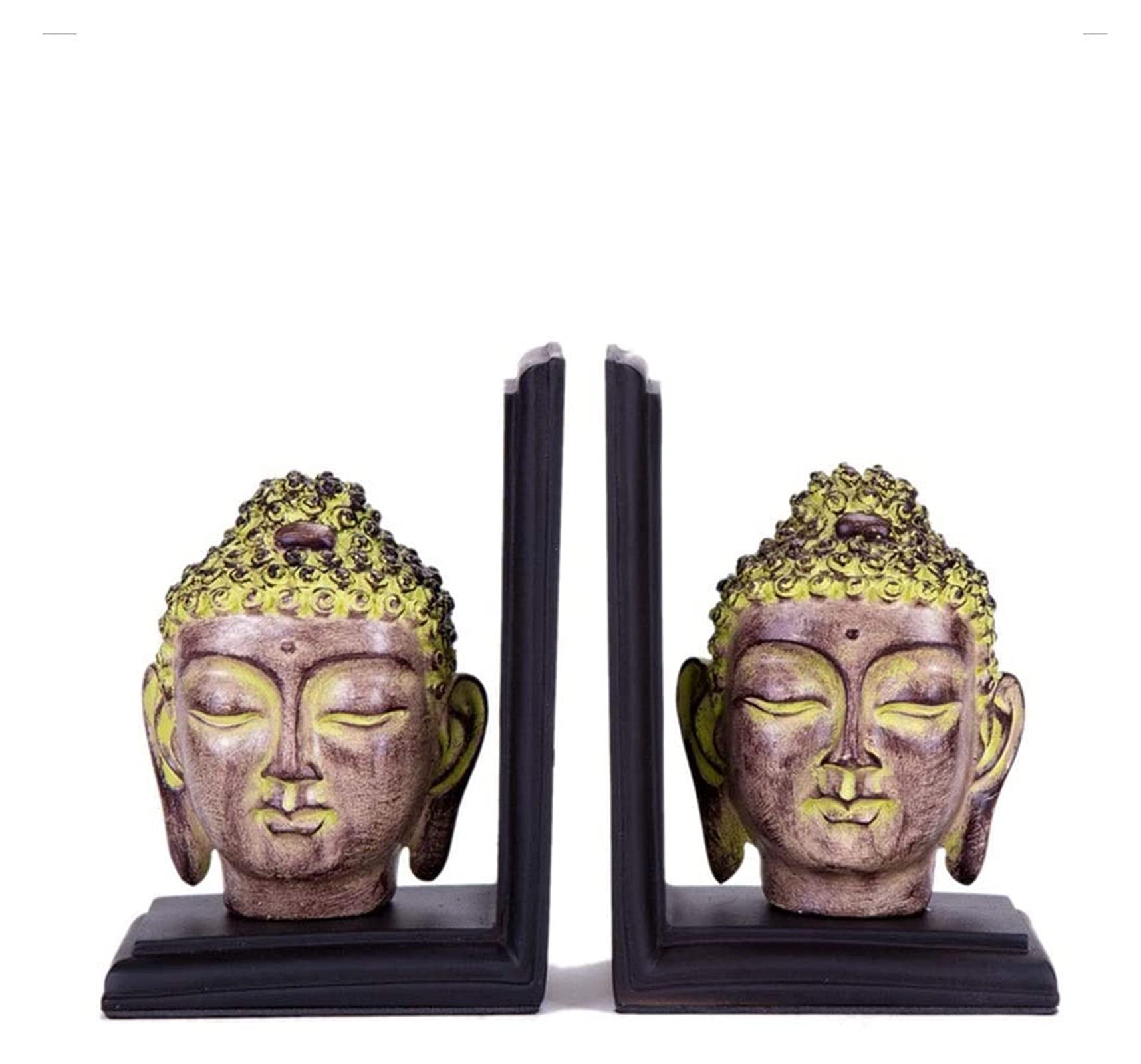 Buy Bookend Buddha Sculpture الراتنج Bookend ل Office Home Study Desk
