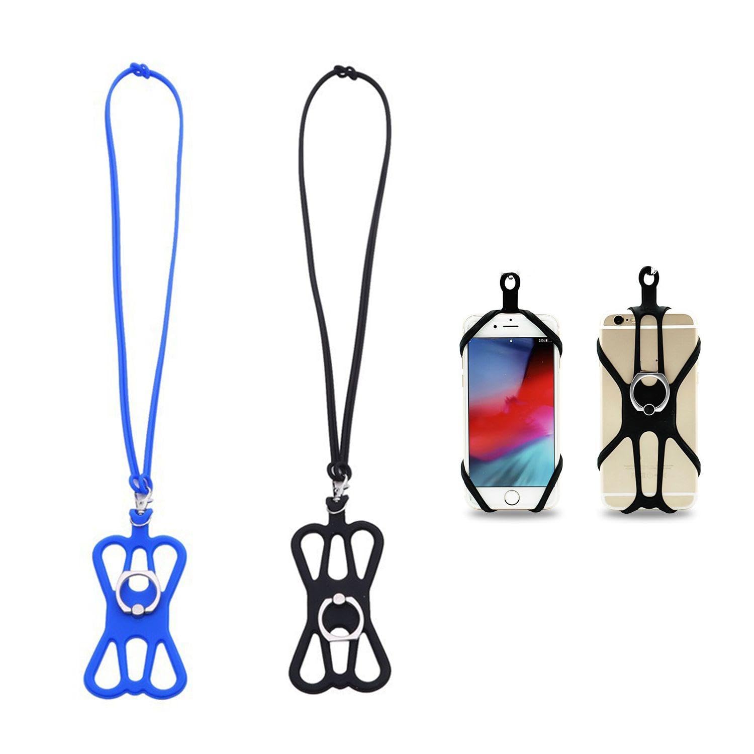 OODJVN 2 Pieces Of Mobile Phone Lanyard Cover, Portable Mobile Phone Lanyard Accessories, Adjustable Support Set, Mobile Phone Anti-Fall And Anti-Lost Tools.