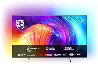 PHILIPS 43PUS8507/12 43-Inch 4K LED TV | Ambilight, UHD & HDR10+ | Dolby Vision & Dolby Atmos | Multi-room DTS Play-Fi | Google Assistant & Alexa Compatible