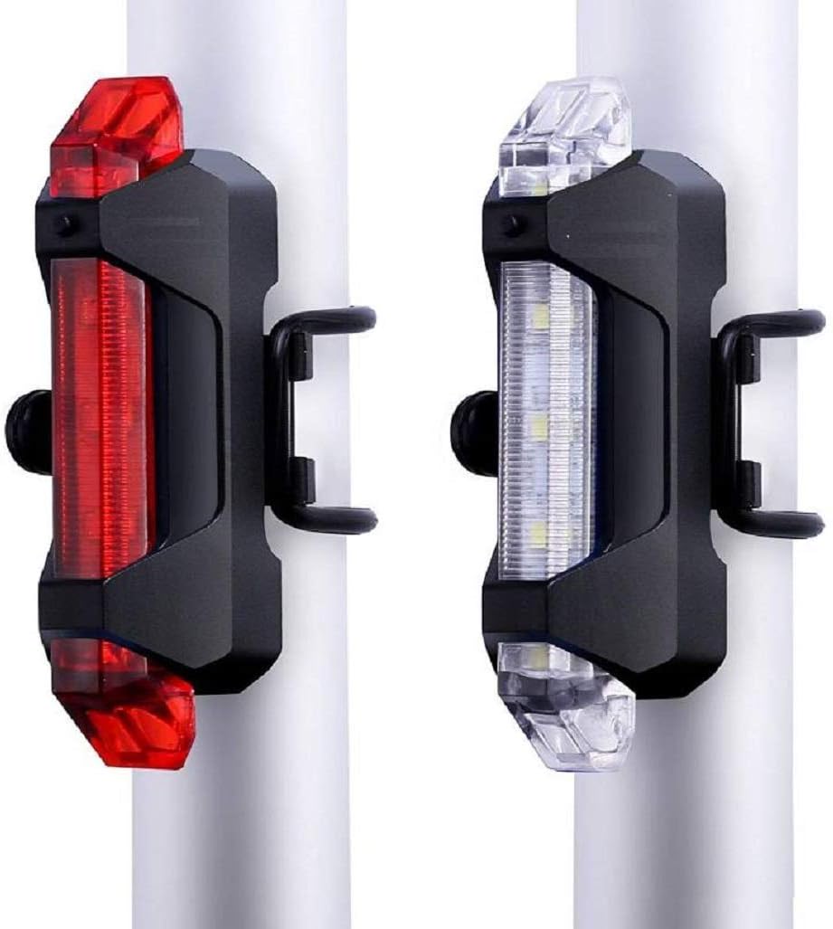 PRO365 Rechargeable Bicycle Front & Rear Light Combo – 250 Lumens LED Bike Headlight with Tail Light | 3 Modes Waterproof Cycling Safety Lights | Quick Install Bike Accessories | 1 Year Warranty
