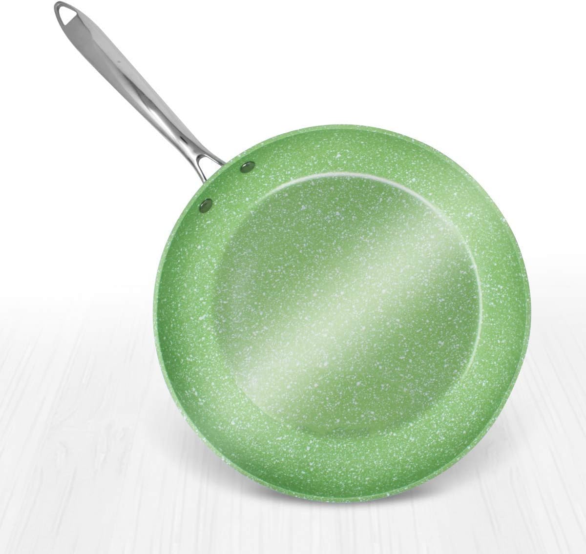 Catering Line Natura Twelve Inch Ceramic Skillet 100 Nontoxic, Natural Nonstick