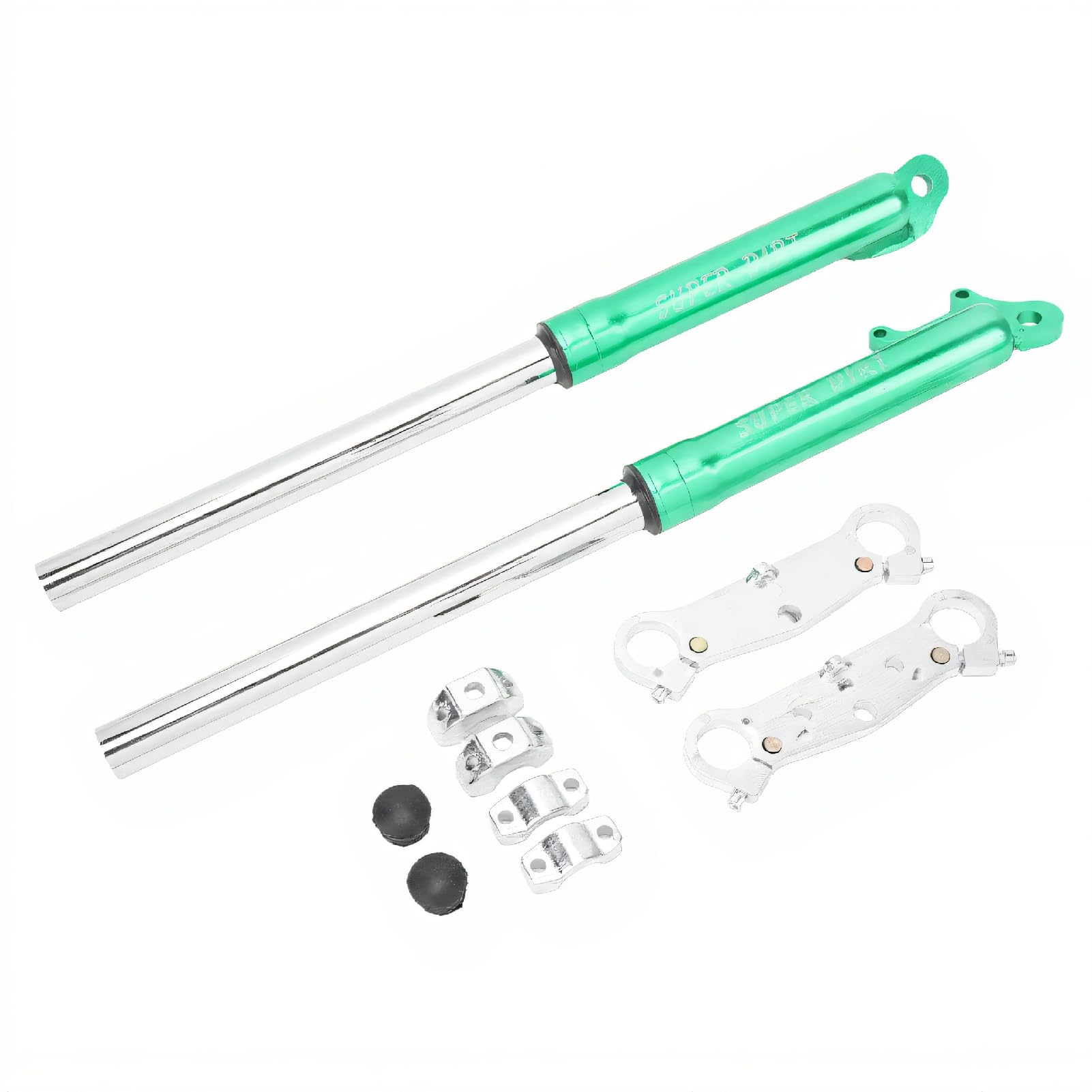 Front Suspension Fork Shock, 510mm Length Stable Performance Bike Fork Shock Easy Installation for Mini Bike 47cc 49cc 2 Stroke-image-5