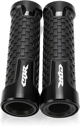 Miniatura 5 de R QIANKONG Agarres antideslizantes para manillar de motocicleta, 78 pulgadas, 0.866 in, empuñaduras de goma compatibles con CBR150 CBR500 CBR100F