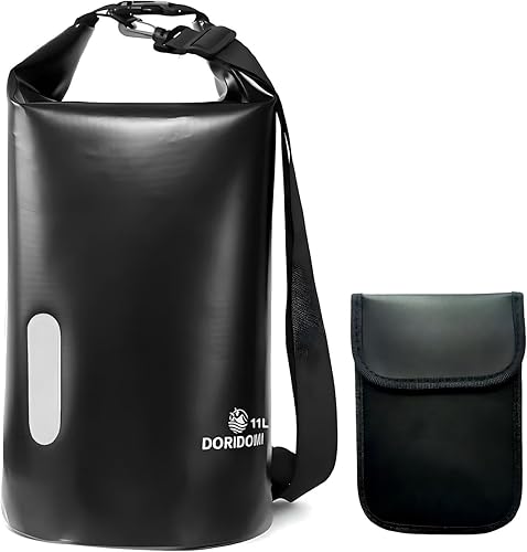 Miniatura 9 de Faraday Bags Bolsa a prueba de EMP – Mochila Faraday impermeable negra de 15 L con bolsillo frontal y correa acolchada, bolsas EMP, bolsa Faraday