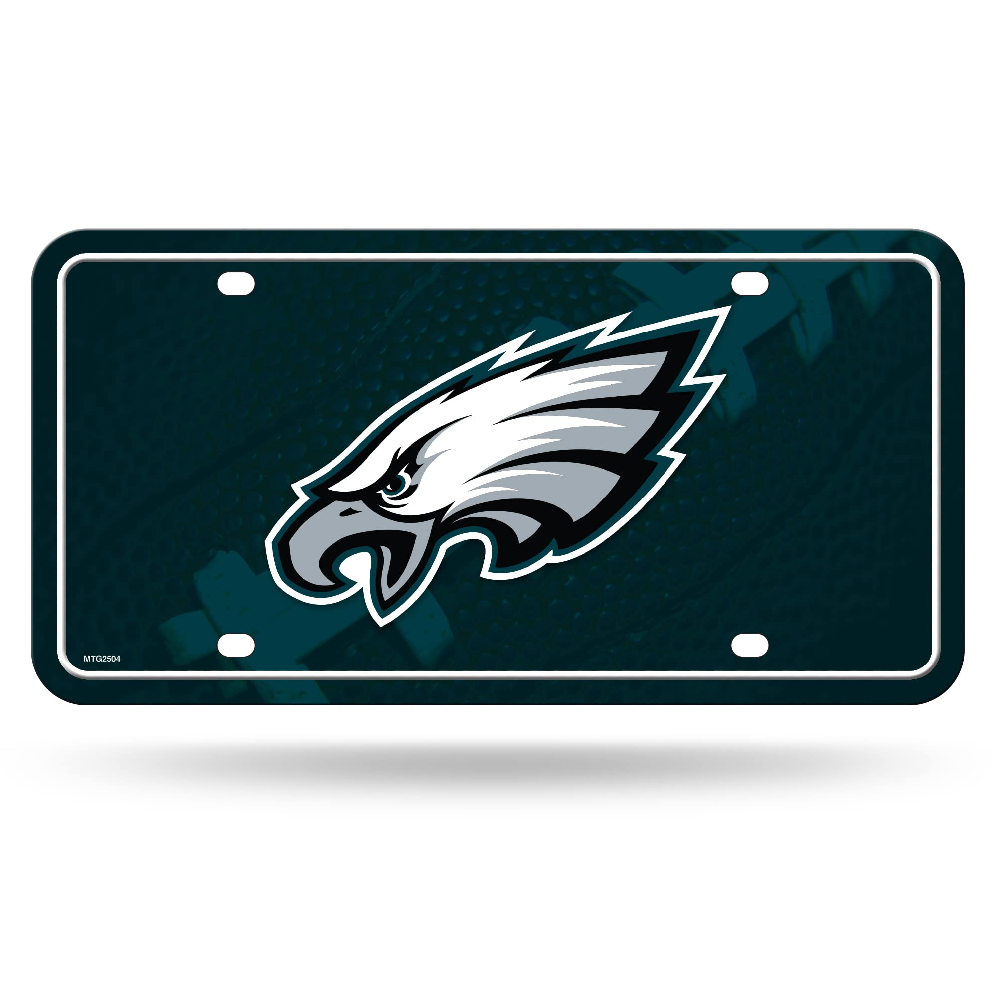 Rico Industries NFL Philadelphia Eagles Metal Auto Tag 8.5" x 11" - Great for Truck/Car/SUV