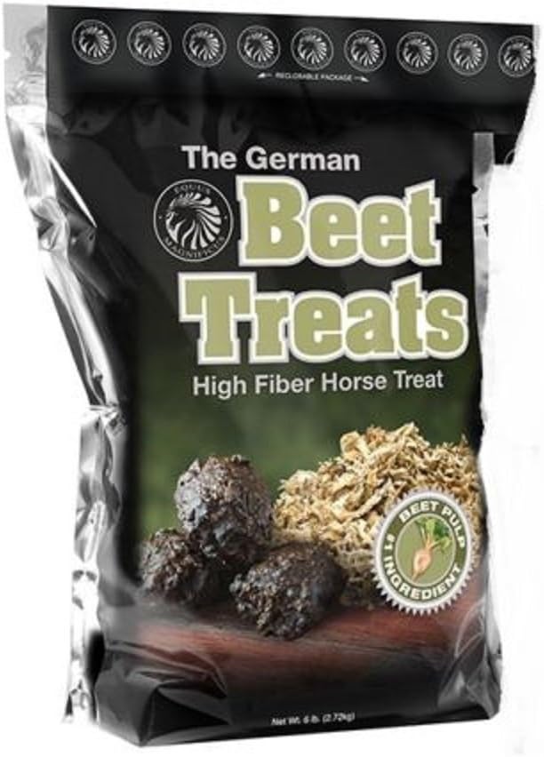 German Horse 6 lb Pony Training Bite Size Beet Pulp High Fiber Content Treats Nuggets Muffins Snacks