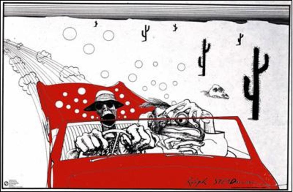 Amazon.com: Ralph Steadman (Fear and Loathing in Las Vegas) Art ...