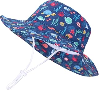 CAMLAKEE Boys,Accessories,Hats & Caps CAMLAKEE Boys Sun Hat Patterns Beach Bucket Hats Adjustable Strap