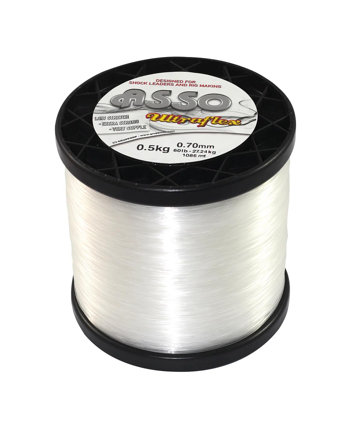 Asso Ultra Flex 1/2KG (Clear, 70, Pounds)