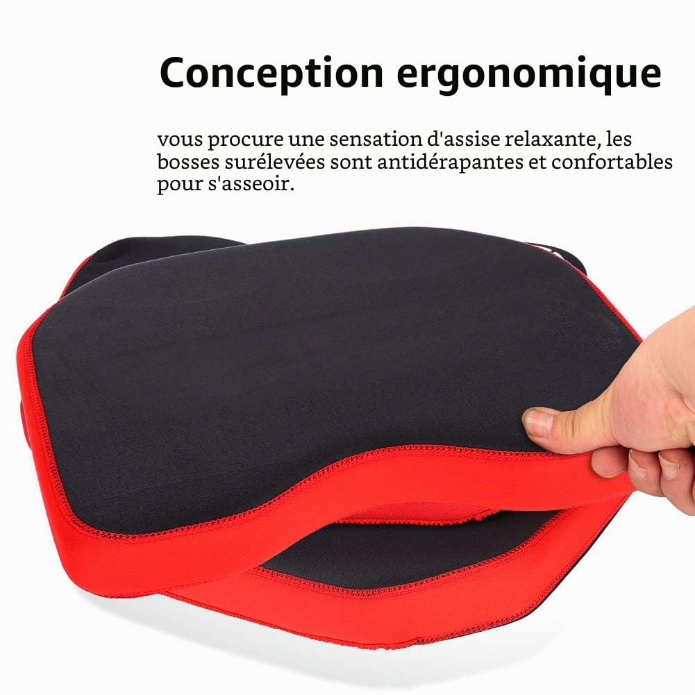 MAGT Coussin de Siège de Kayak, Coussin de Siège de Bateau de Pêche en Kayak de Canoë-Kayak Épais et Confortable - Coussin de Siège de Pêche Étanche pour Le Camping de Plein Air Kayak