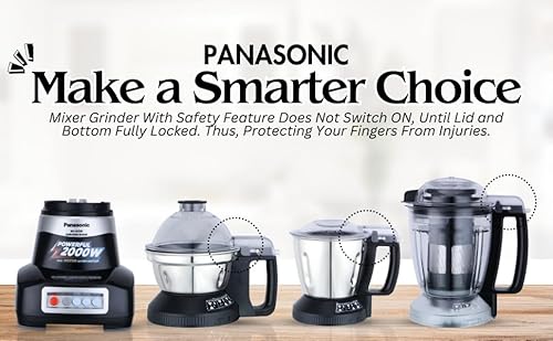 Panasonic-MX-AE390-Black-Monster-750-Watts-Super-Mixer-Grinder-With-3-Jar-Two-304-SS-Stainless-Steel-1-Juicer-Extractor-Jar-Warranty-2-Years-Product-5-Years-On-Motor