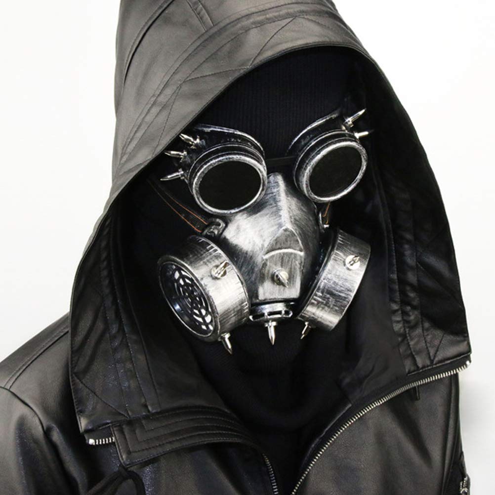 Amazon.co.jp: Urhomy スチームパンク ガスマスク ゴーグルスパイク