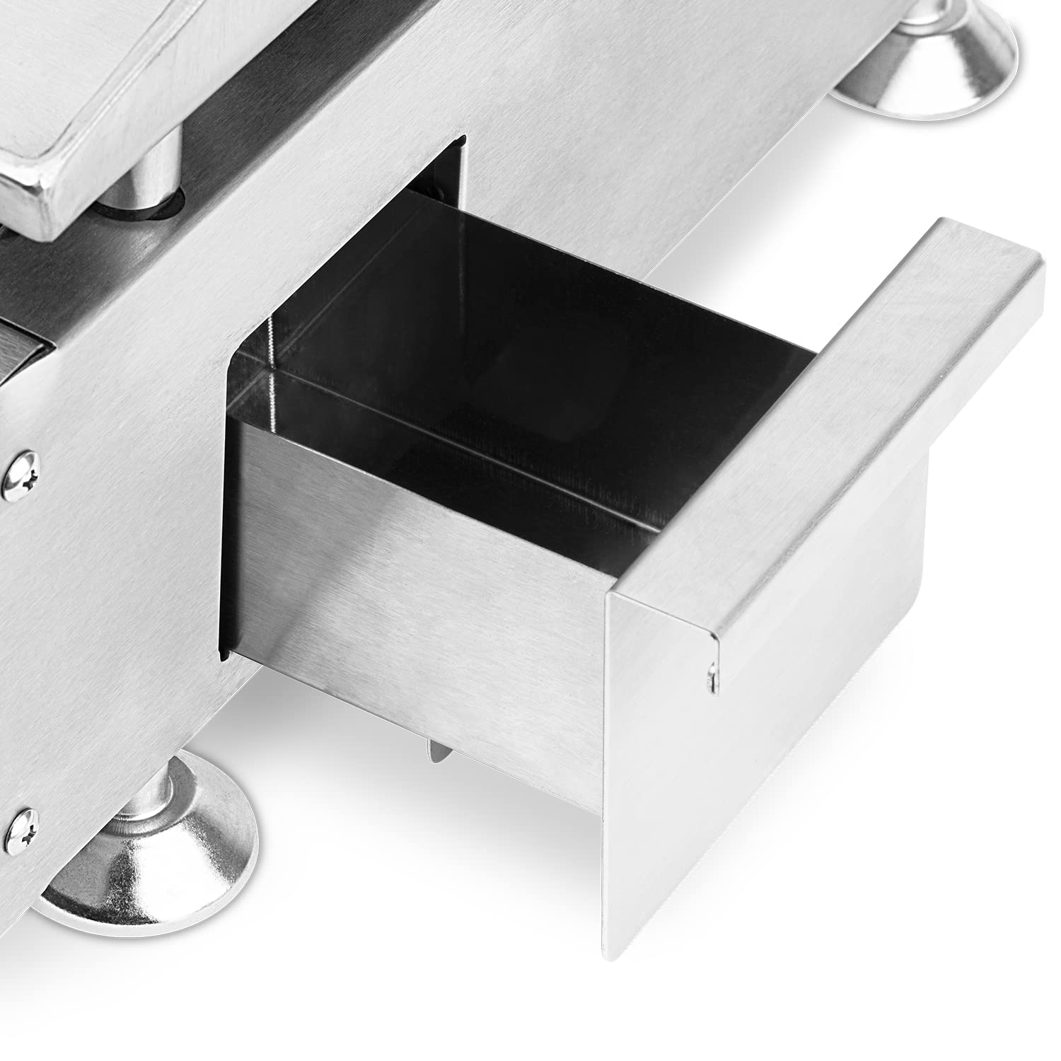 H.Koenig Piastra a Gas in Acciaio Inox PLX830, Piastra da 5 mm, 63,5 x 36 cm,3 Fuochi inox,Distribuzione Uniforme del Calore, Temperatura fino a 350°C