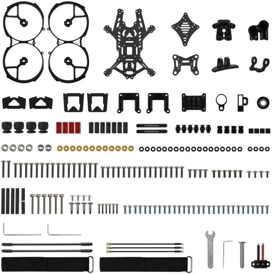 Cinelog35 V2 FPV Drone Parts Bottom Top Plate Propeller Guard Camera Mount Screws for GEP-CL35 V2 Frame Use(Splint Plate)