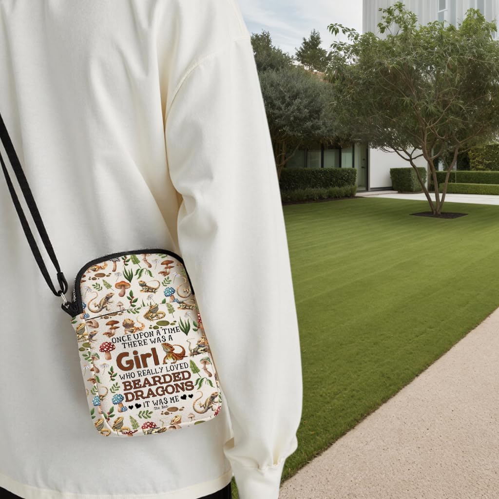 WCGXKO Bearded Dragon Lover Gift Bearded Dragon Mom Crossbody Bag Bearded Dragon Gift For Women - Image 3