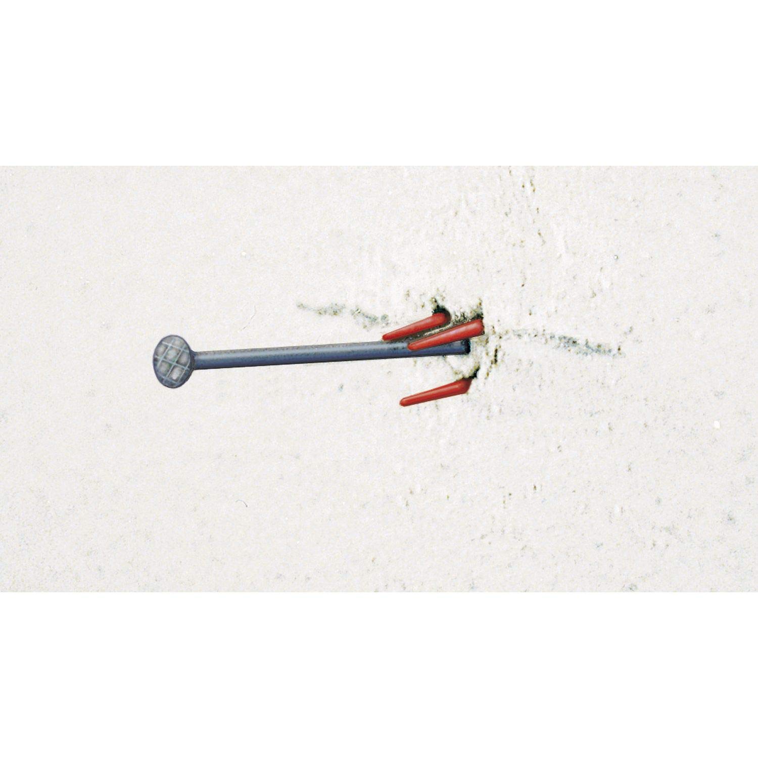 Secotec 67Rs21-Rot Meterriss-Plakette Selbstklebend Mit Pinsel Farbe, Rot