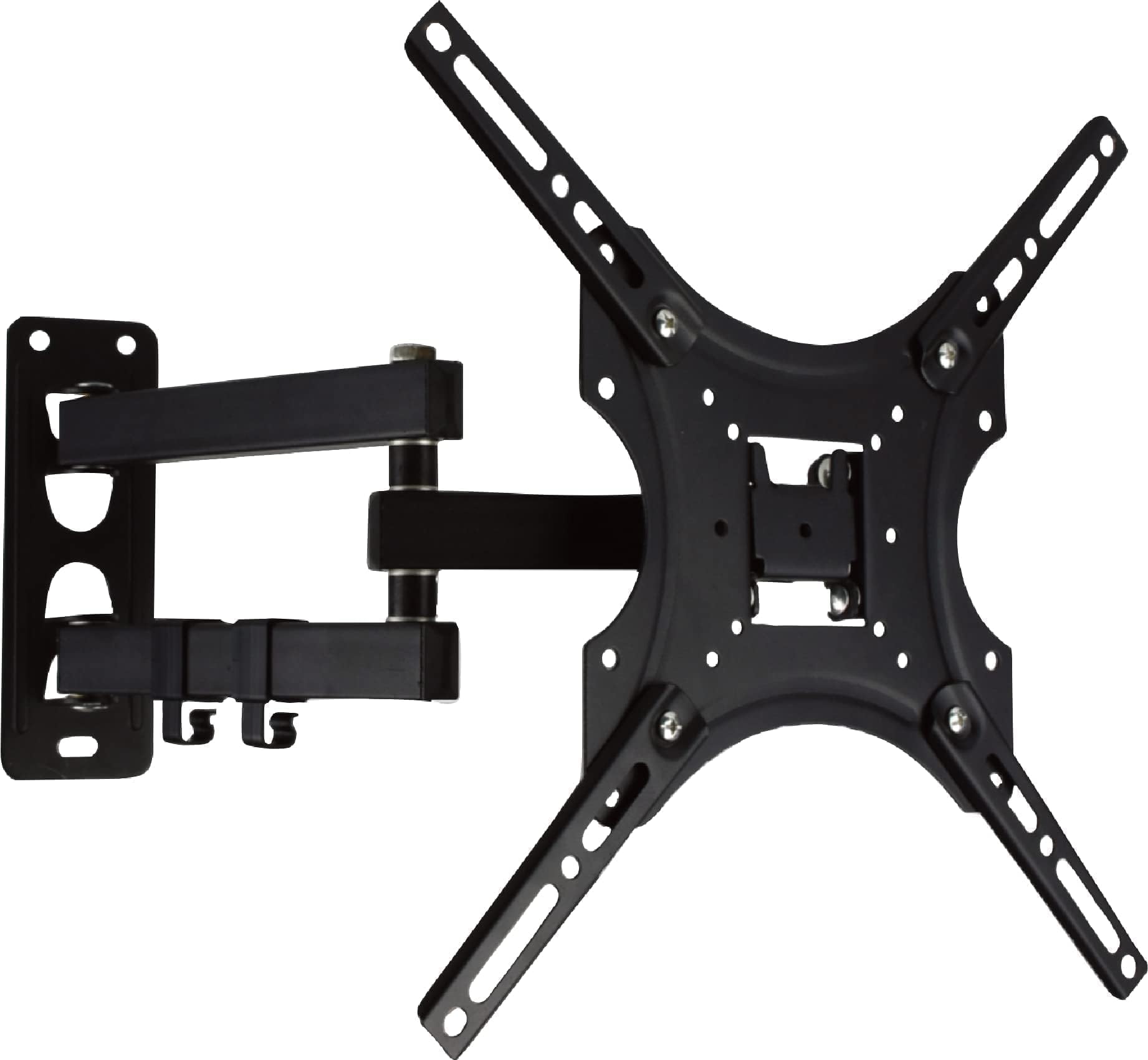 PHILIPS SQM9232/10 - Supporto da parete per TV da 26" a 70", max. 35 kg, LED, LCD, QLED, OLED, TV curva e piatta, gestione cavi TV, fori di montaggio VESA, colore: nero