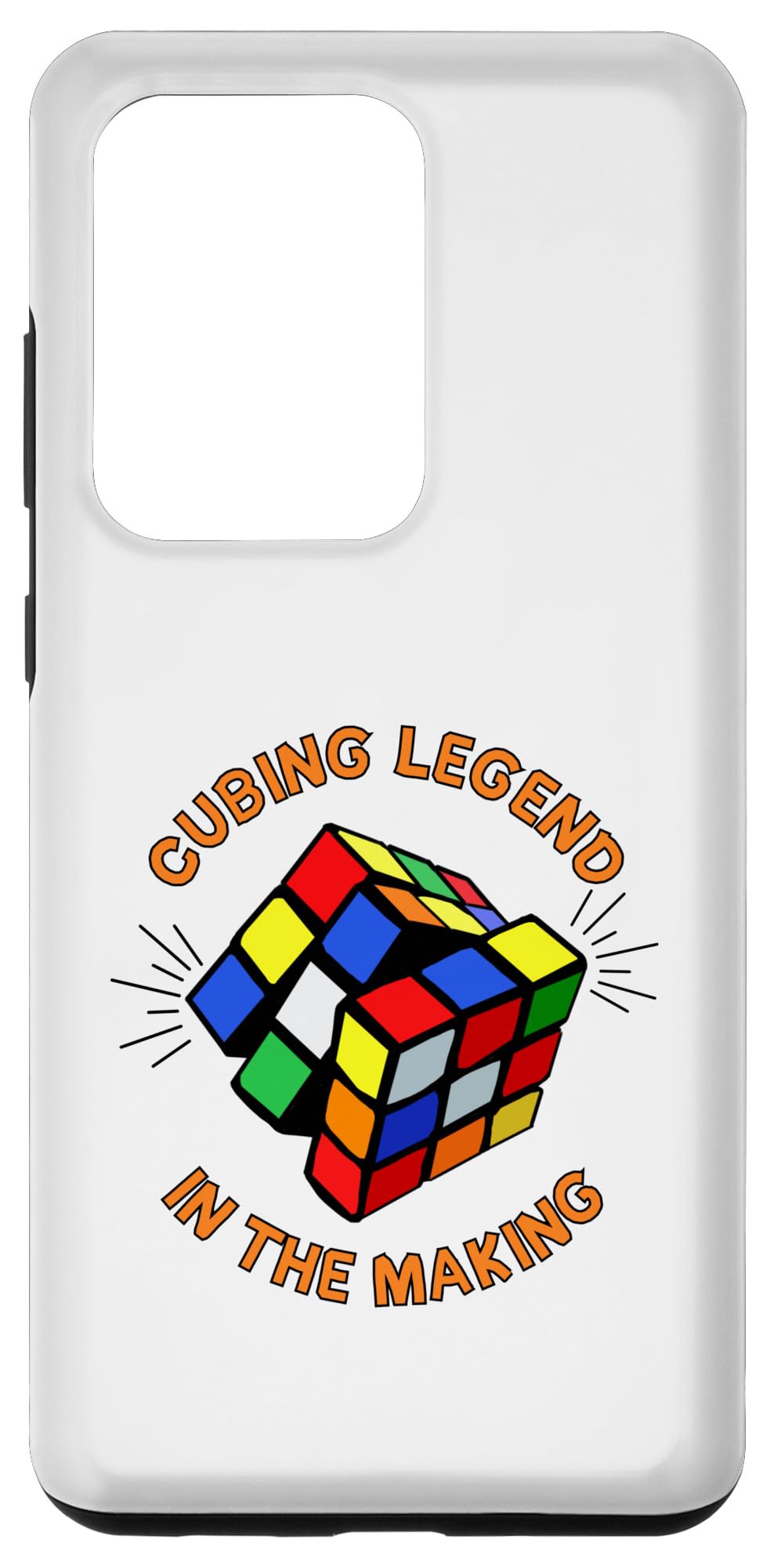 Galaxy S20 Ultra Speedcubing Prodigy – Colorful Speedcube Mastery Design Case