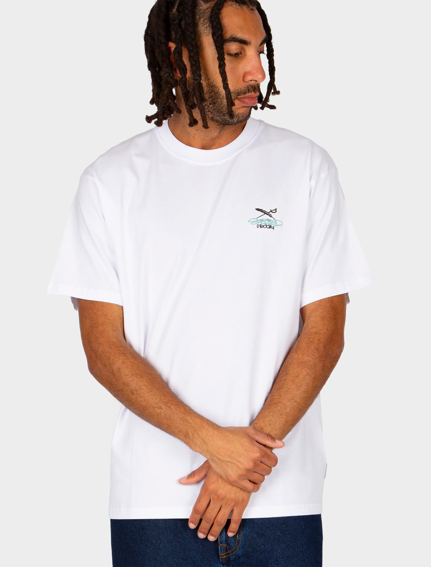 IRIEDAILY Męski T-shirt STOHEAD Knowledge bawełna organiczna Relaxed Fit