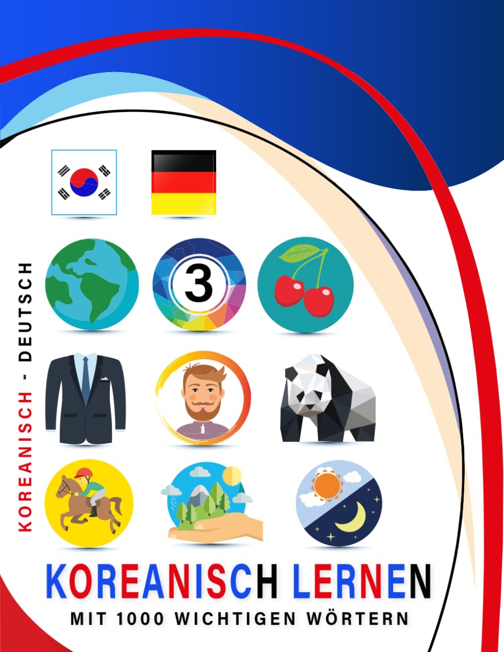 Koreanisch Lernen Mit 1000 Wichtigen Wörtern: Zweisprachiges Koreanisch – deutsch Bild- Und Vokabelbuch Für Kinder & Erwachsen