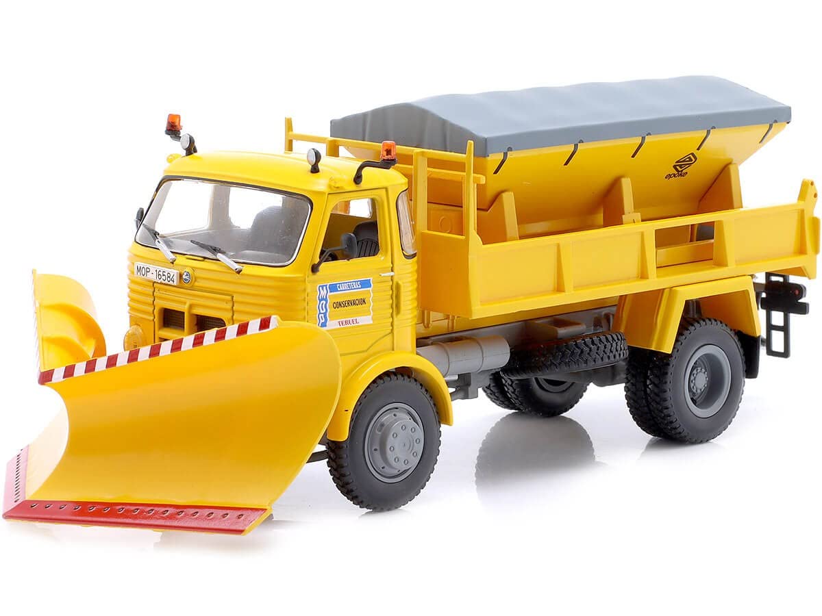 1980 Camión Pegaso 3040 con Quitanieves Amarillo 1:43 Salvat PEG3040