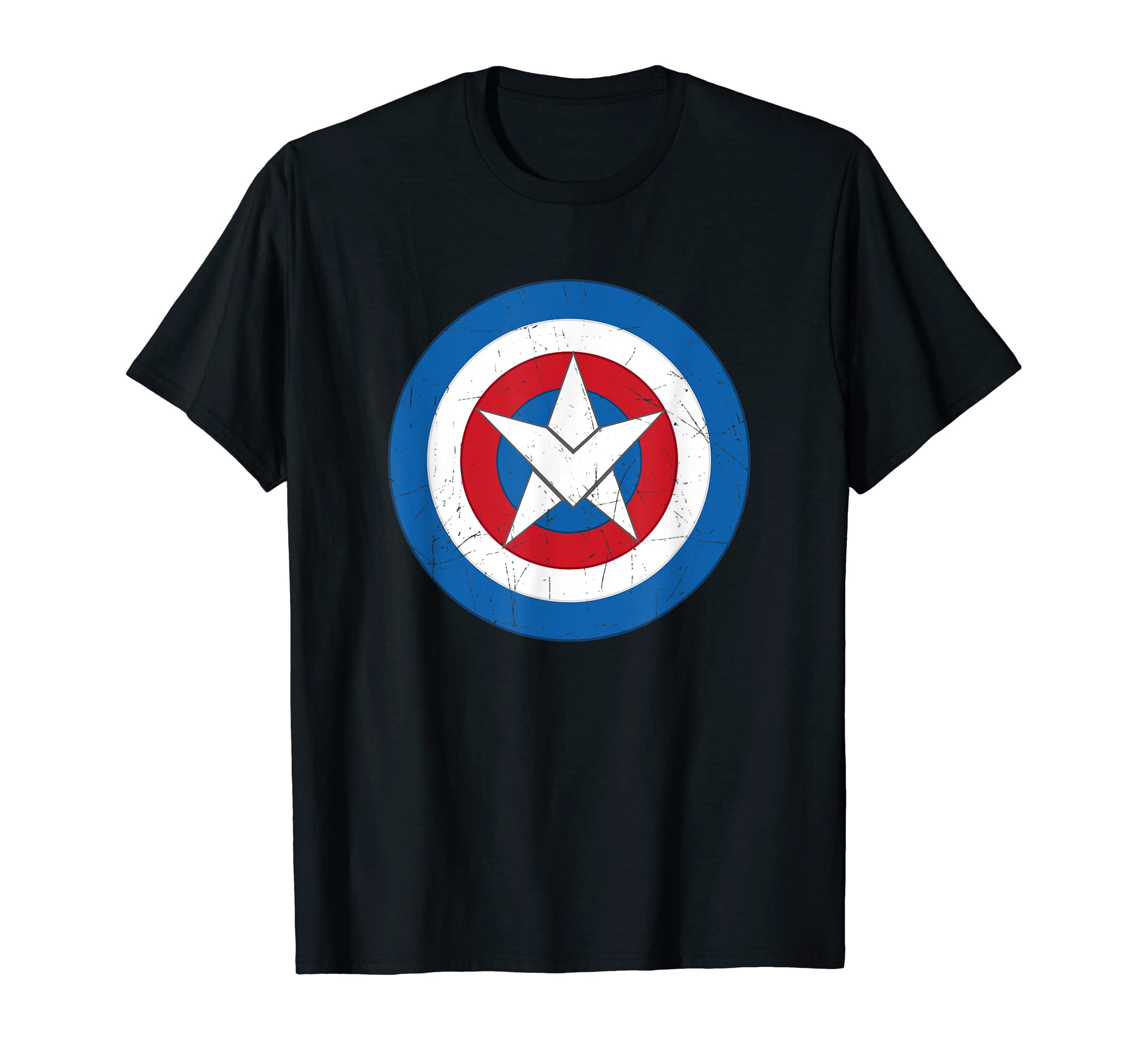 MarvelCaptain America Symbol of Truth Sam Wilson Shield T-ShirtOEKO-TEX STANDARD 100