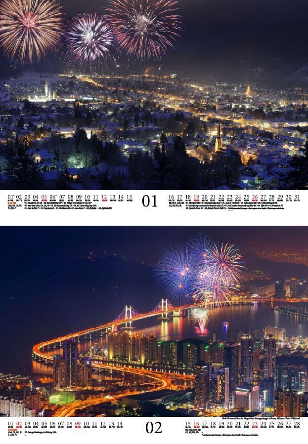 Grupo Erik: Calendario da Tavolo 2025 Glitter - Calendario da Scrivania