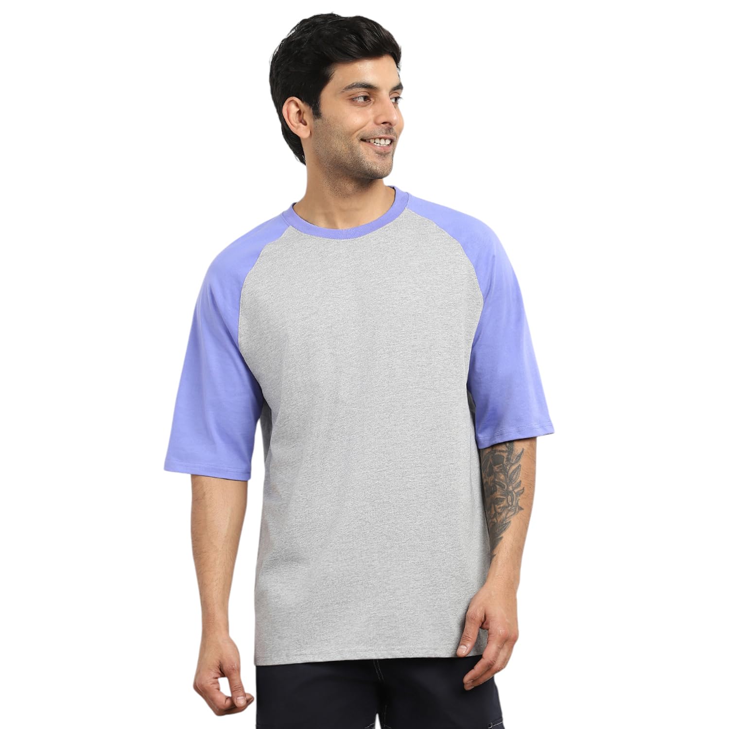 NOBERO Men's Cotton Oversized Fit T-Shirt-picture-12