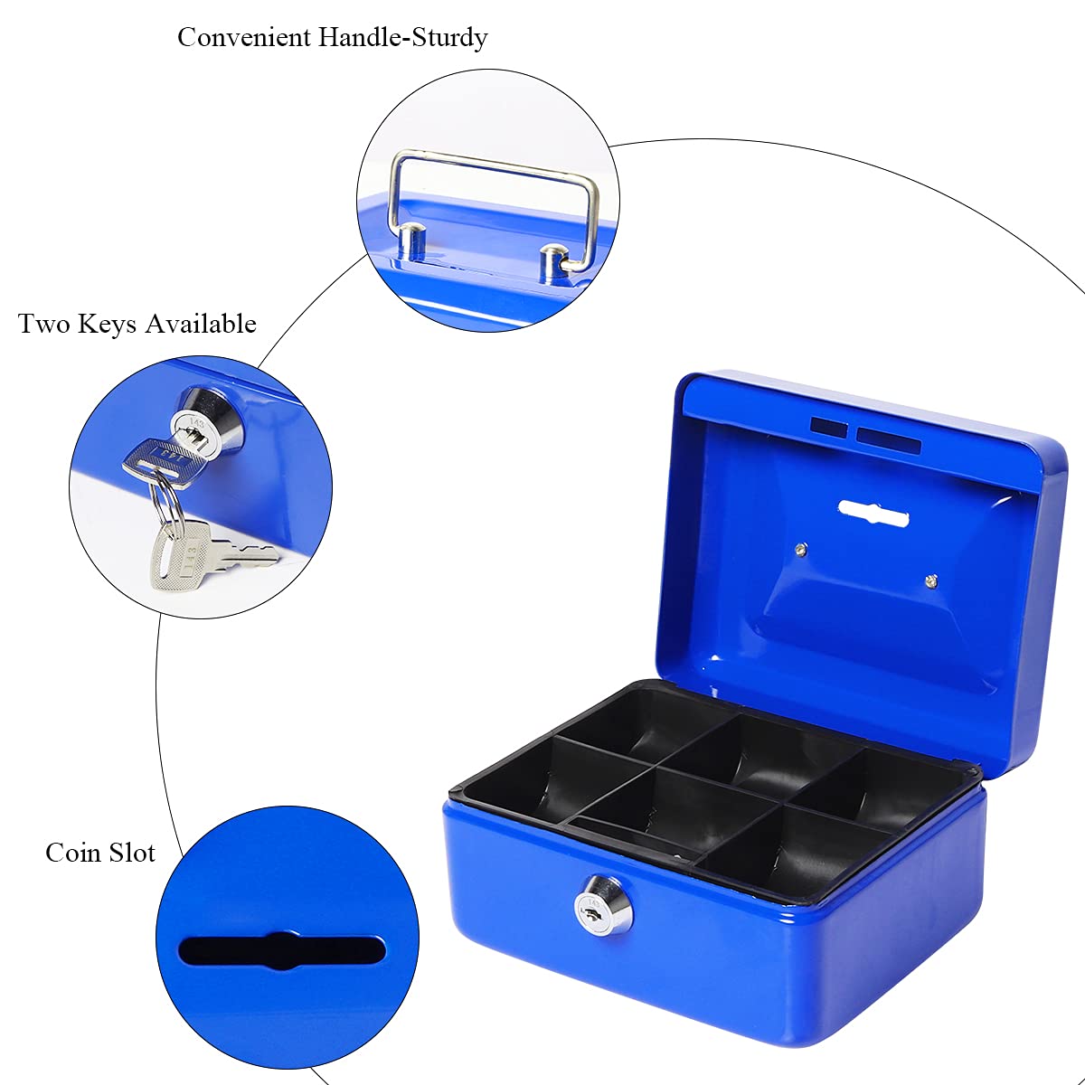 Jssmst Small Lock Cash Box
