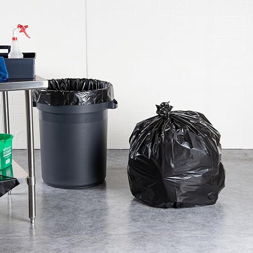 Miniatura 3 de Restaurantware RW Clean - Bolsas de basura de 45 galones, 100 forros para cubos de basura de alta resistencia, se adaptan a botes de basura de 40 a