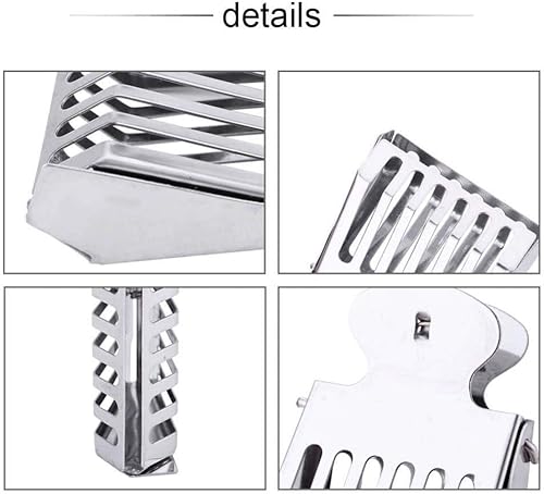 Miniatura 4 de ViaGasaFamido Bee Queen Catcher Clip Cage Herramienta de captura de acero inoxidable para apicultor suministros de equipo de apicultura para