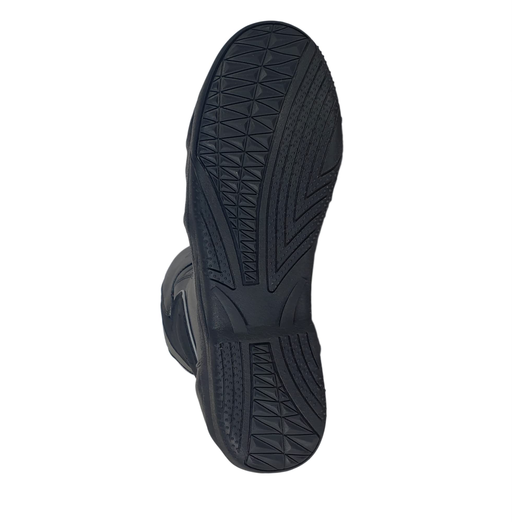 Bohmberg Viatos Bottes de moto Touring pour hommes, chaussures de motard robustes en cuir véritable