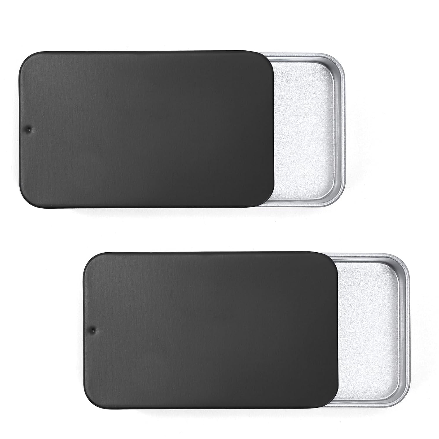 2Pack Travel Floss Picks Case Refillable Portable Floss Pick Holder and Dispenser Small Tin Box Containers