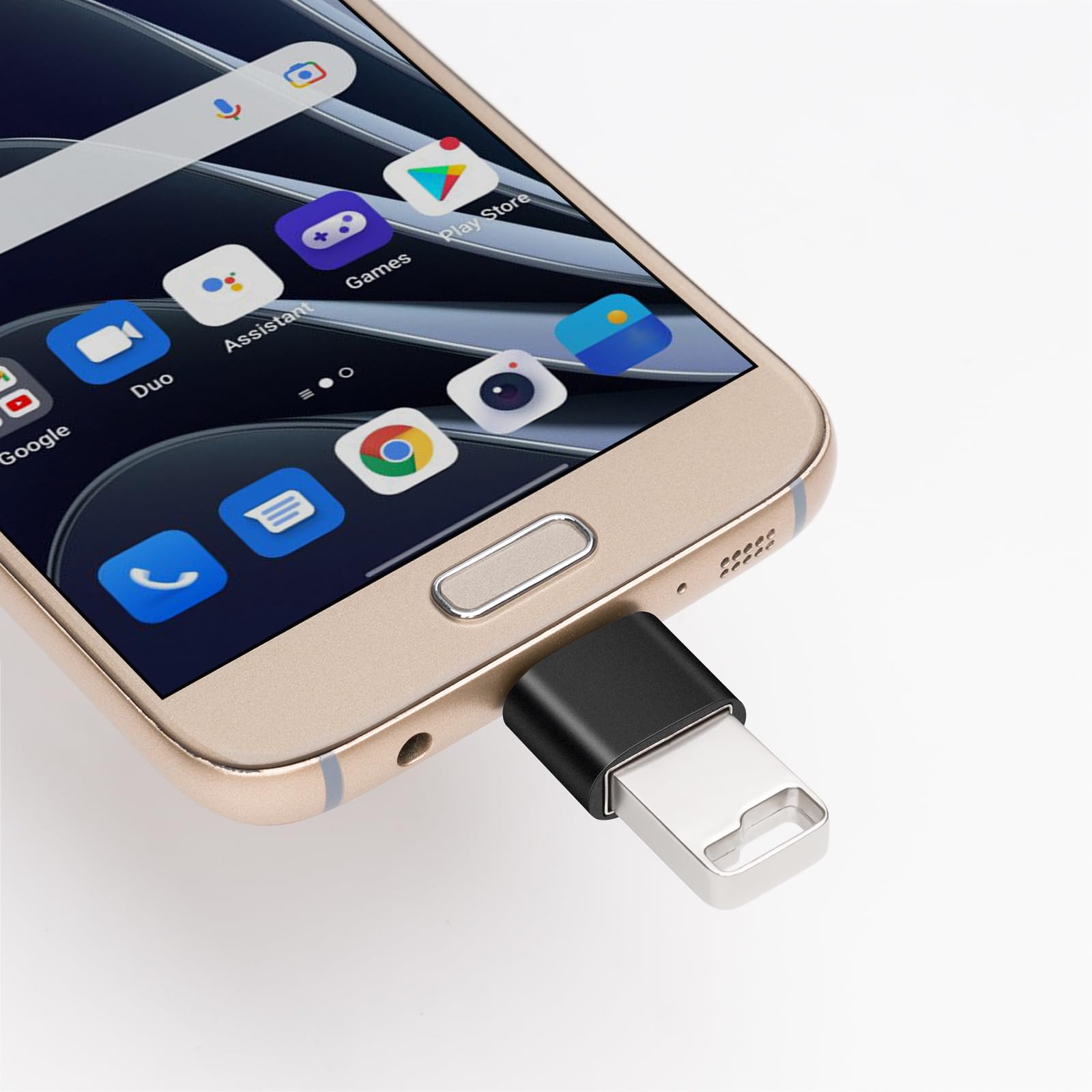Micro USB a USB OTG Adattatore 2 Pack, Micro USB adattatore per smartphone Android, chiavetta di memoria USB, dischi rigidi portatili e altro ancora