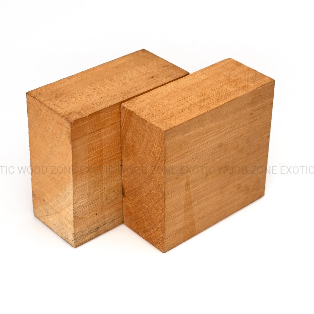 Exotic Wood Zone Mahogany Bowl Blanks (5-Pack), Kiln-Dried Hardwood Wood Turning Blocks for DIY Woodworking & Crafts, 4" x 4" x 2"