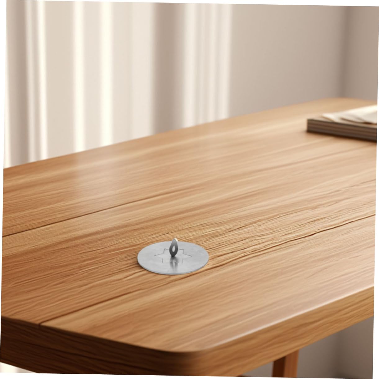 Coperchi Decorativi per Barattoli di Candele Acciaio Inossidabile Stile Stella Accessori per Candele Riconoscibili Compatibili con Varie di Barattoli Facili da Usare e Resistenti