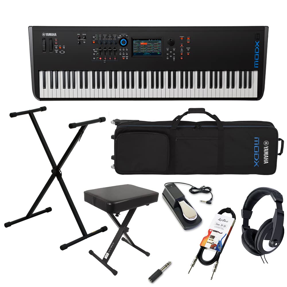 Amazon | YAMAHA MODX8+スタート8点セット 88鍵盤 バンド用