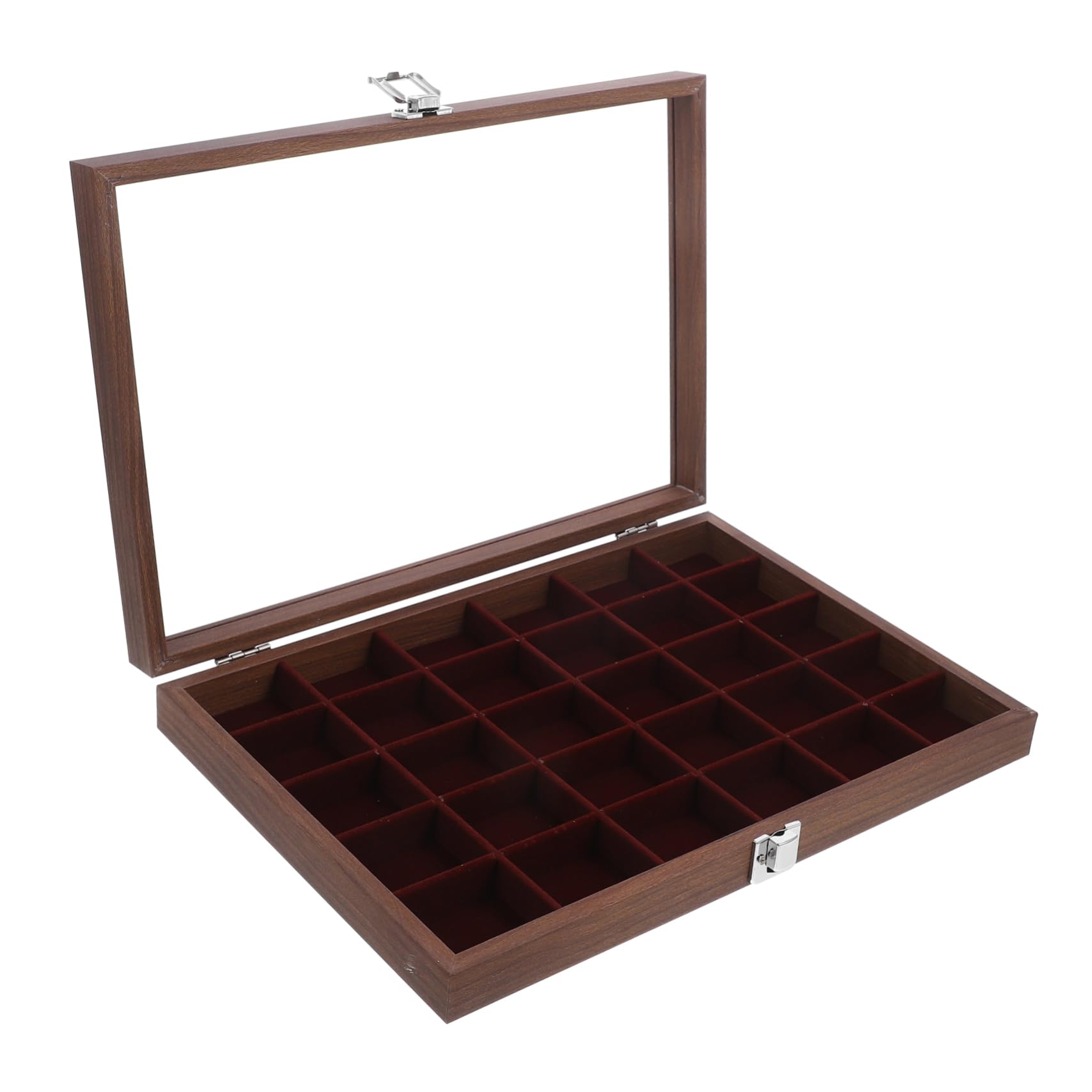 COLLBATH Boîte à Sachets De Thé Bois Compartiments Organisateur De Thé Décoratif Cuisine Ou Bureau