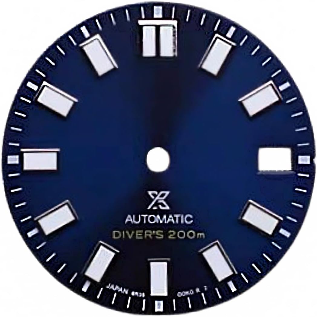 28.5MM Mechanical Dial Strong Green Luminous Face Genuine Sunburst Dials for NH 35/NH36/4R/6R Watch Movement Repair Part thumbnail