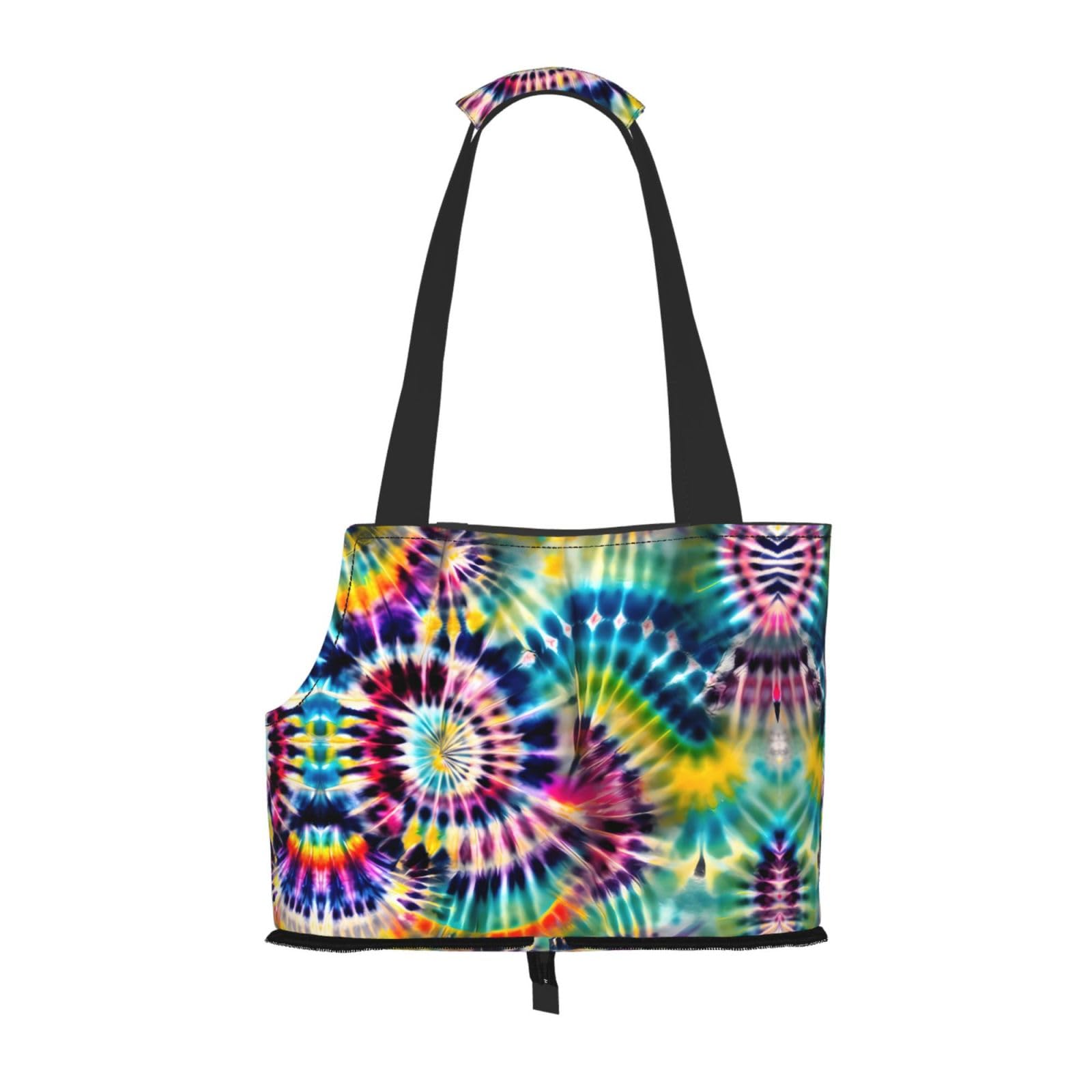 Sac de transport pour petits chiens et chats Exotic Tribe imprimé tie-dye