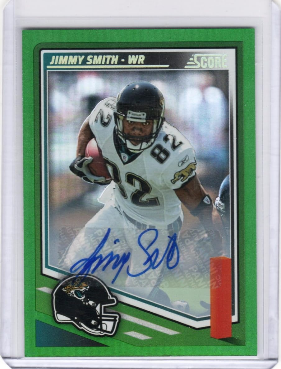 Jimmy Smith Green Autographed Collectible Football Card- 2025 Donruss Football Card #275 (Jaguars)