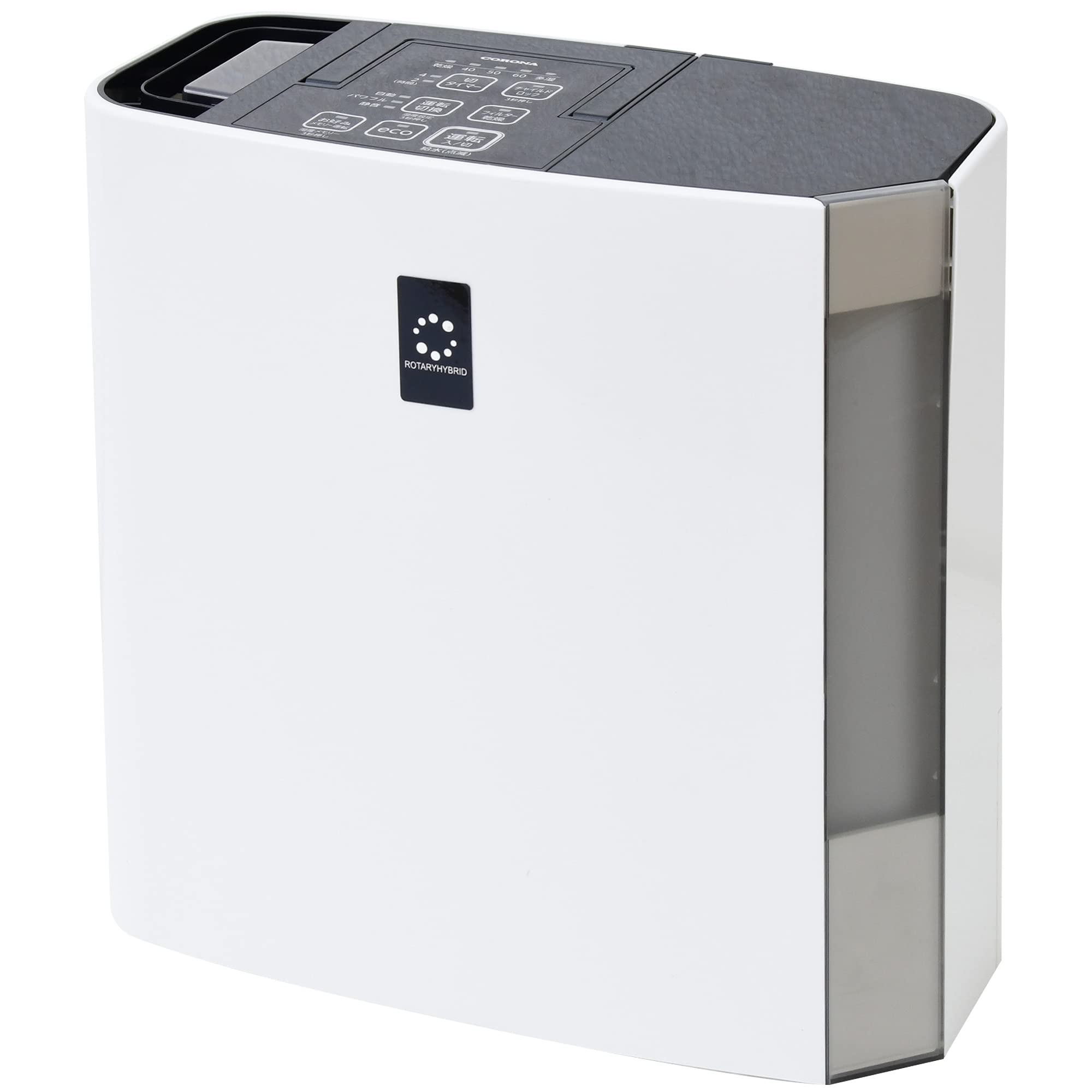 CORONA ハイブリッド式加湿器 500mLタイプ ホワイト UF-H50RA(W) 4.0L 
