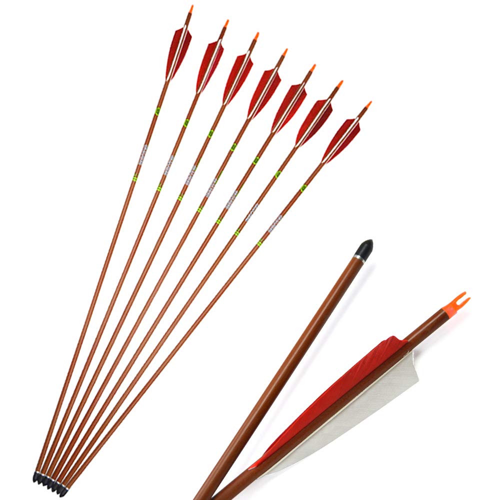 SHARROW Tir à L'arc Flèches De Carbone 28/30/31 Pouces Flèches D