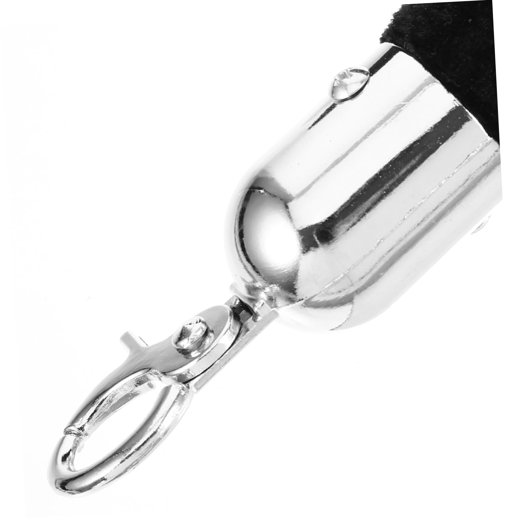 KONTONTY Ropes for Stanchions Black Stanchion Rope Stainless Steel Stanchions Rope Velvet Crowd Control Stanchion Rope Black