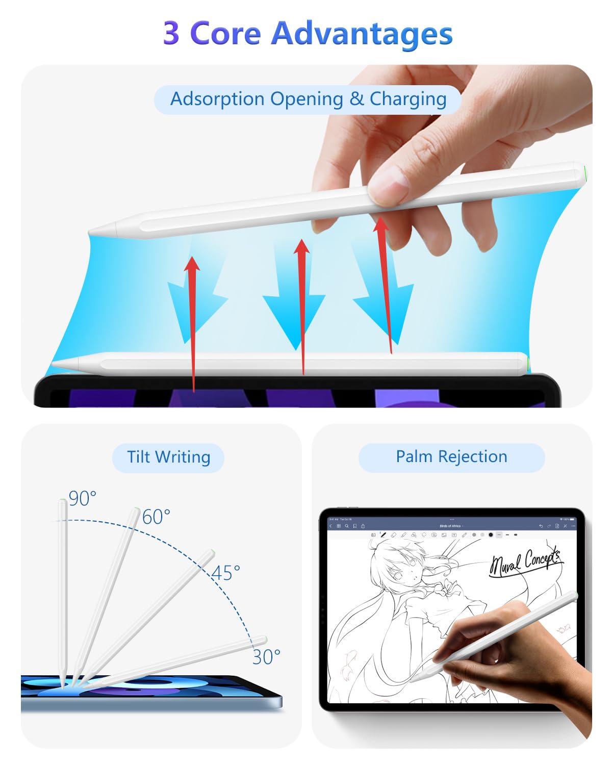 Amazon.co.jp: Vongong(ヴォンゴン) iPad Pencil 第2世代 Apple iPad