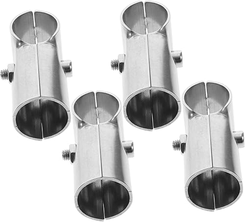 4 abrazaderas de valla de cadena, abrazadera de panel, abrazadera de valla de enlace de cadena, accesorios de abrazadera de cadena de tornillo de